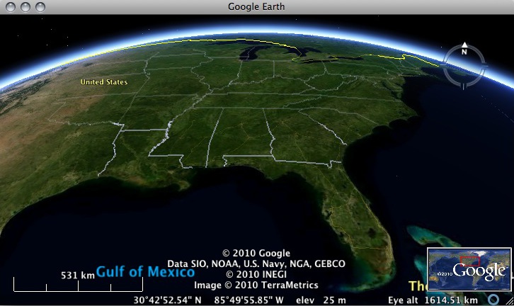 Bing Maps in Google Earth