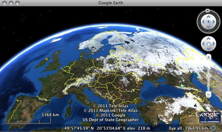 satellite maps google